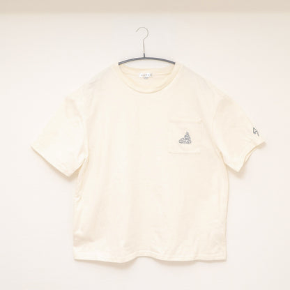 2026＊刺繍Tシャツ（ホワイトベージュ）