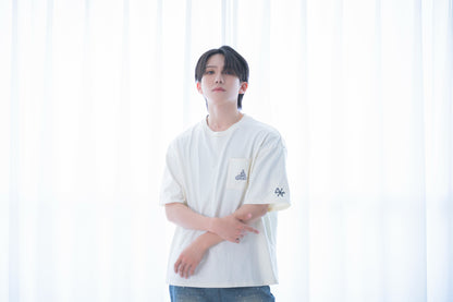 2026＊刺繍Tシャツ（ホワイトベージュ）