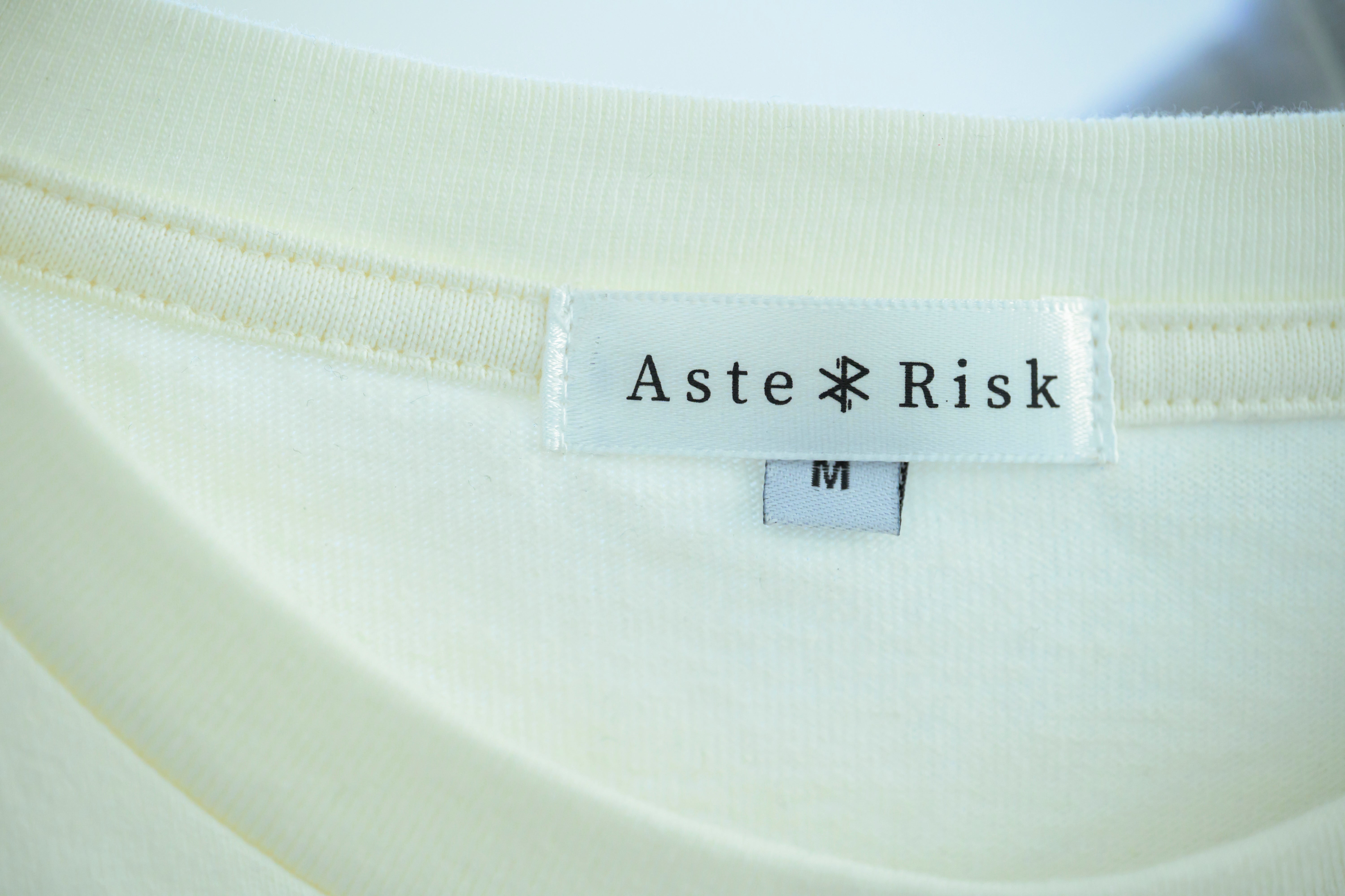 2026＊刺繍Tシャツ（ホワイトベージュ） – Aste*Risk